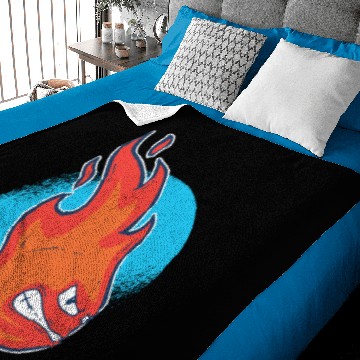 Discover Angry fireball Baby Blankets