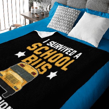 Discover Yellow School Bus Quote for a School Bus Owner Baby Blankets