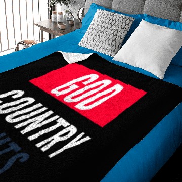 Discover god country guts Baby Blankets