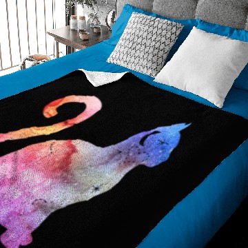 Discover Galaxy Cat Baby Blankets