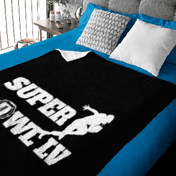 Discover SUPER BOWL LV BLACK Baby Blankets