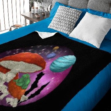 Discover Psychedelic Mushrooms Forest Baby Blankets