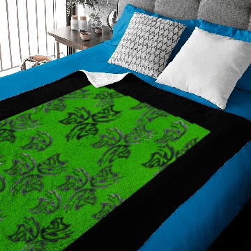 Discover HellCat Pattern Green Baby Blankets