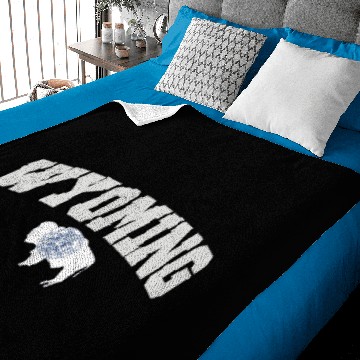 Discover Wyoming Baby Blankets