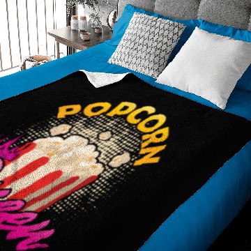 Discover Popcorn Queen - Funny Food Snack Cinema Lovers Baby Blankets