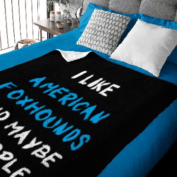 Discover American Foxhound Funny Baby Blankets