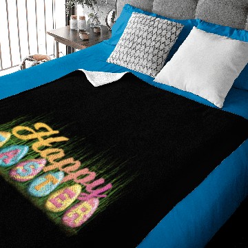 Discover Happy Easter Egg Baby Blankets