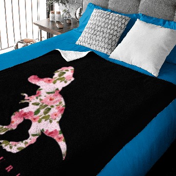 Discover Mamasaurus With Cute Floral Dinosaur Baby Blankets