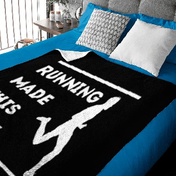 Discover Running Quote Runner Run Funny Cool Saying Body Baby Blankets