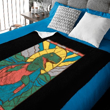Discover RAPTOR JESUS STAINED GLASS Baby Blankets