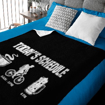 Discover Today's Schedule Cycling Baby Blankets