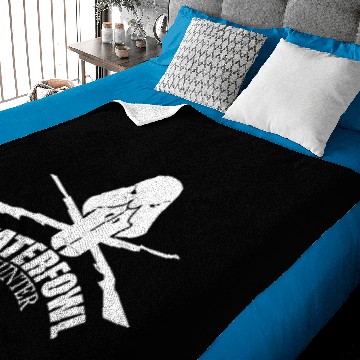 Discover Waterfowl Hunter white Baby Blankets