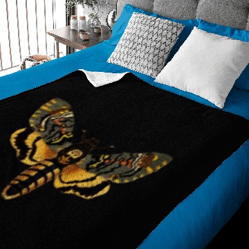 Discover Moth insect biodiversity illustration Baby Blankets