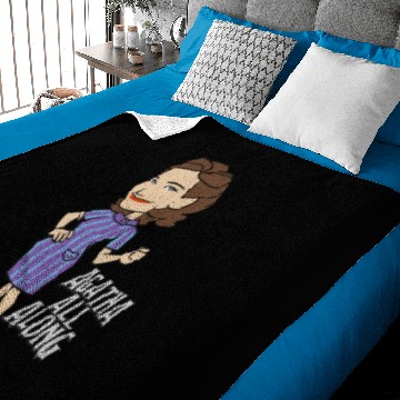 Discover Agatha All Along Retro Portrait Baby Blankets