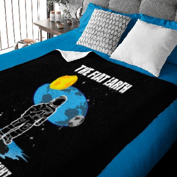 Discover flat earth society right the flat earth had Baby Blankets