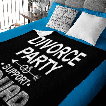Discover Divorce Party Support Squad Baby Blankets