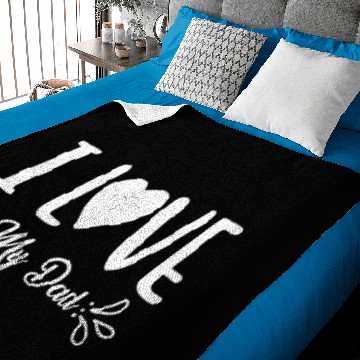 Discover I love my dad Baby Blankets