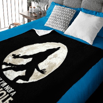 Discover I'm not a Werewolf Baby Blankets