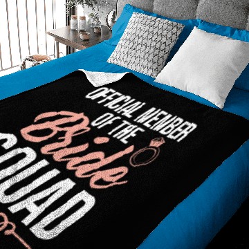 Discover Bride Squad Member Baby Blankets
