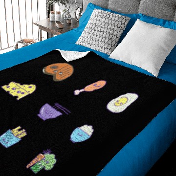 Discover Korean Food Baby Blankets