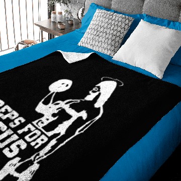 Discover jesus trained wrestling Baby Blankets