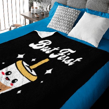 Discover Boba Tea But First Bubble Tea Baby Blankets