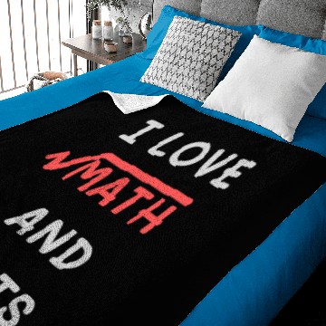 Discover I Love Math And Cats Baby Blankets