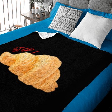 Discover Croissant Bread Baby Blankets 2