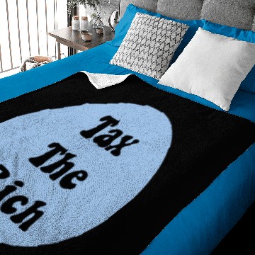 Discover tax the rich circle design Baby Blankets