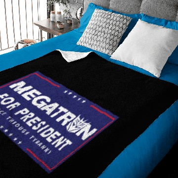 Discover Megatron For President Baby Blankets