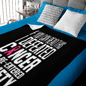 Discover Breast Cancer Survivor Pink Ribbon Baby Blankets