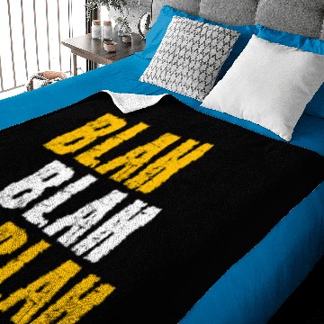 Discover Blah Blah Blah Baby Blankets