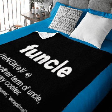 Discover Funny uncle term funcle Baby Blankets