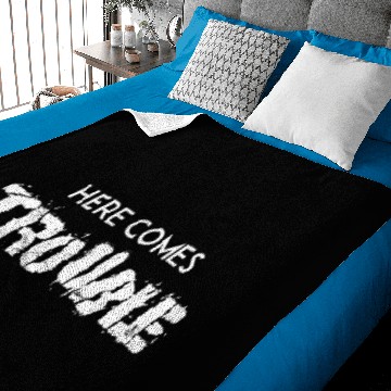 Discover Here comes Trouble Gift Baby Blankets