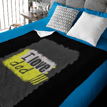 Discover love dad Baby Blankets
