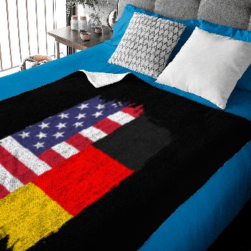 Discover German American US Flag Germany Baby Blankets