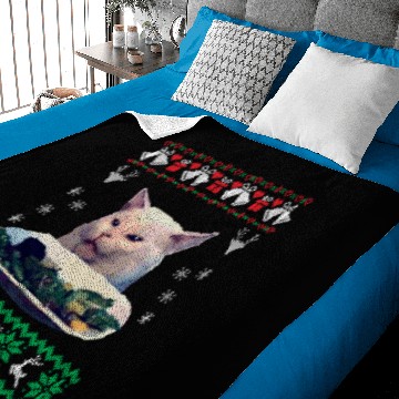 Discover Cat Meme Woman Yelling Classic Baby Blankets