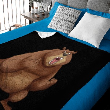 Discover Angry Bear Grizzly Baby Blankets