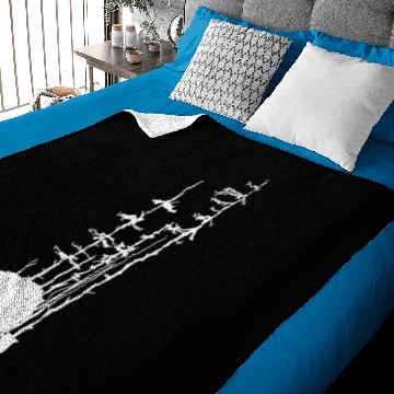 Discover Wolf Lonely Wild Baby Blankets