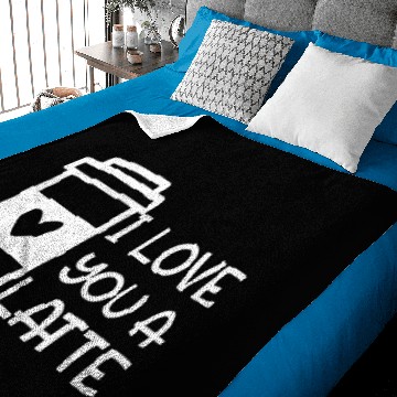 Discover I Love You A Latte Baby Blankets