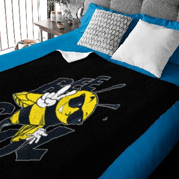 Discover Bees Honey bee Bumblebee Beekeepers Honeycomb Baby Blankets