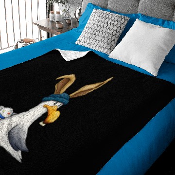 Discover Funny Easterbunny disguised Seagull Easter-Egg Baby Blankets