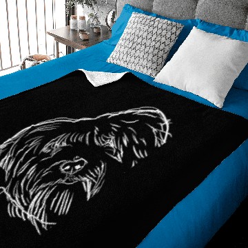 Discover Curious Tibetan Terrier Dog Baby Blankets
