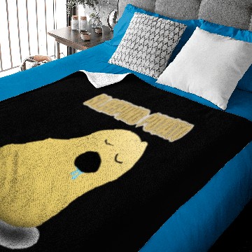 Discover Sleeping potato, cute sleepyhead potato Baby Blankets