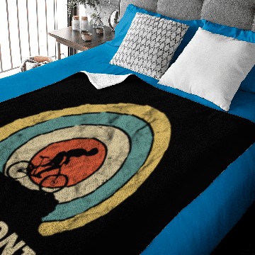 Discover Vermont Retro Cycling Mtb Baby Blankets