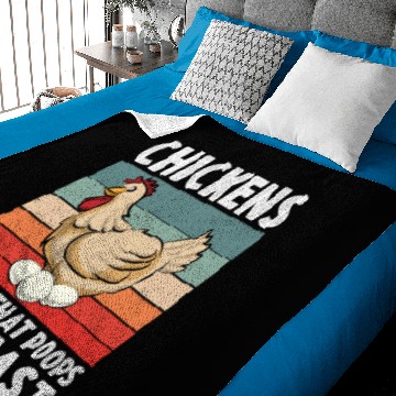 Discover chickens the pet that poops breakfast Baby Blankets