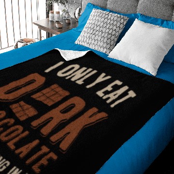 Discover Funny Dark Chocolate Baby Blankets