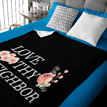 Discover Love Thy Neighbor Baby Blankets