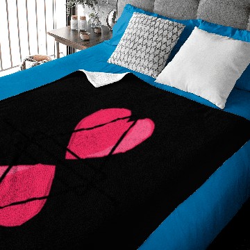 Discover Reflective hearts Baby Blankets