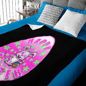 Discover Easter Egg Happy Easter Baby Blankets